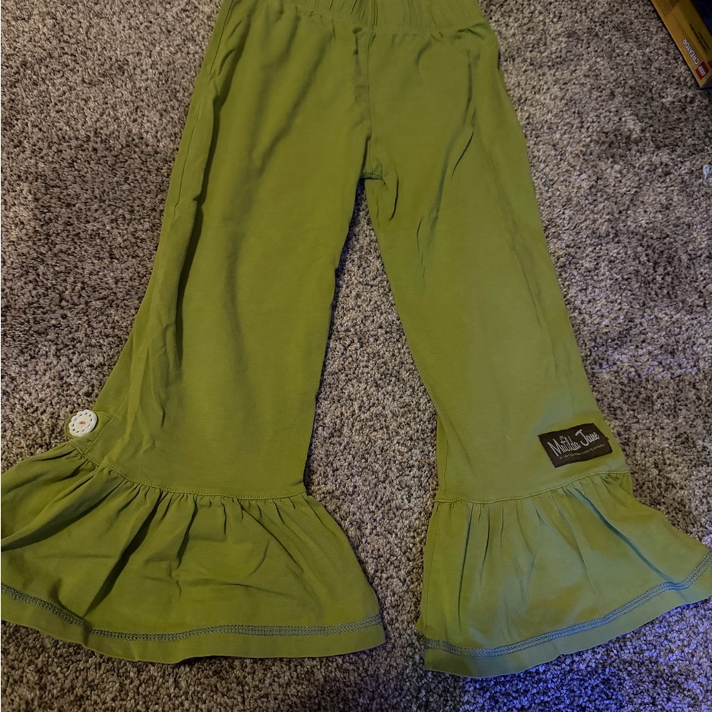 Matilda Jane green Flared Kids Bottoms